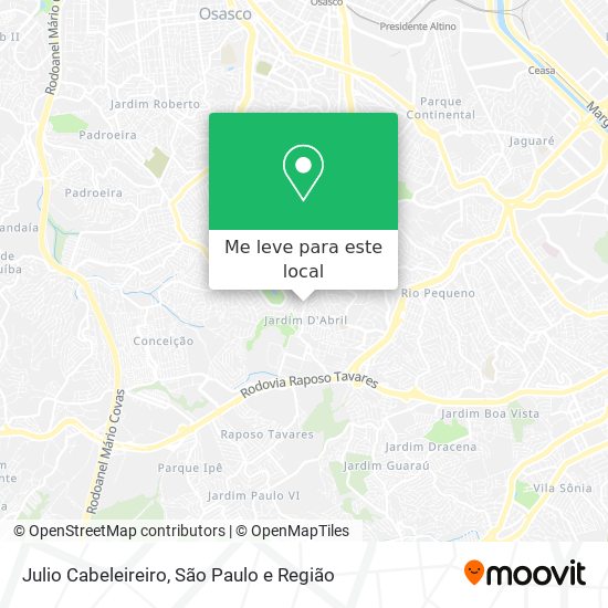 Julio Cabeleireiro mapa