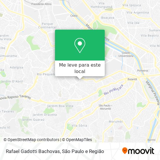 Rafael Gadotti Bachovas mapa