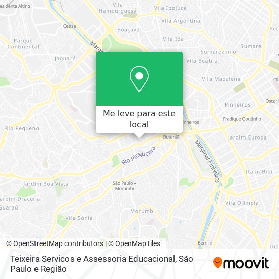 Teixeira Servicos e Assessoria Educacional mapa