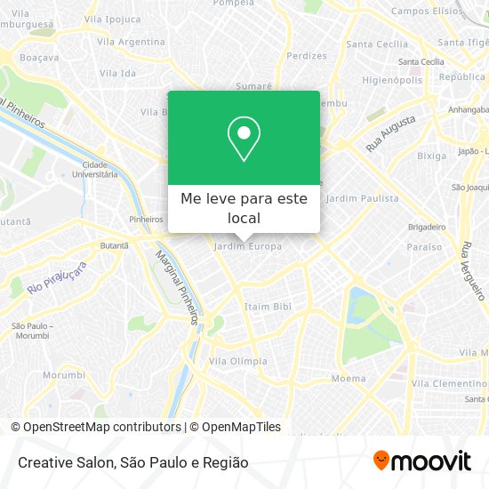 Creative Salon mapa