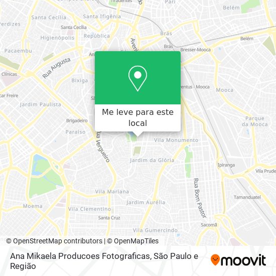 Ana Mikaela Producoes Fotograficas mapa