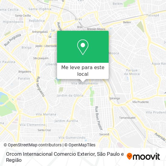 Orcom Internacional Comercio Exterior mapa