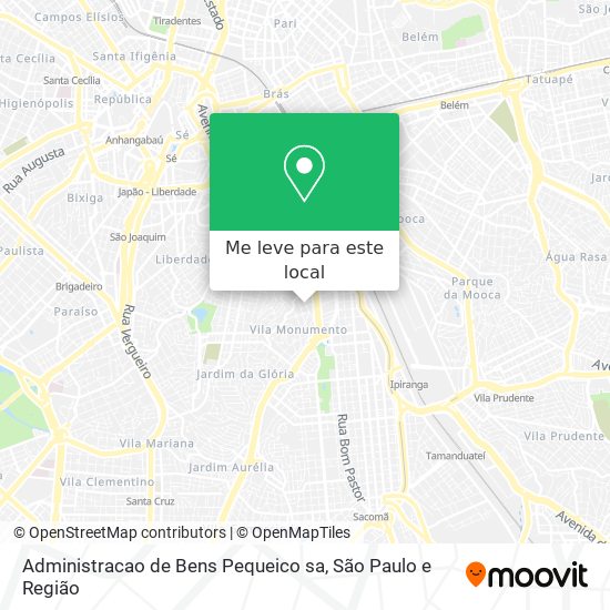 Administracao de Bens Pequeico sa mapa