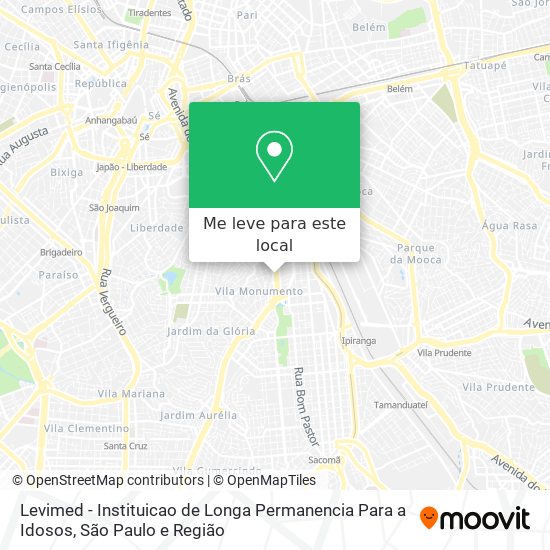 Levimed - Instituicao de Longa Permanencia Para a Idosos mapa