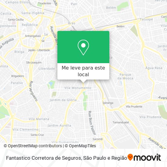 Fantastico Corretora de Seguros mapa