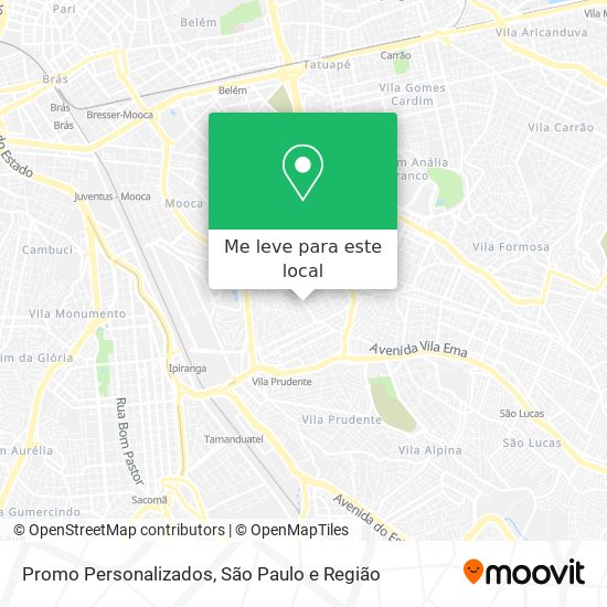 Promo Personalizados mapa