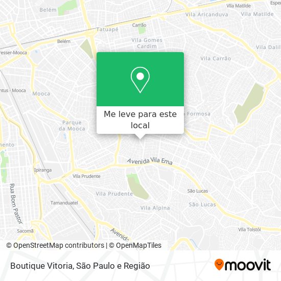 Boutique Vitoria mapa