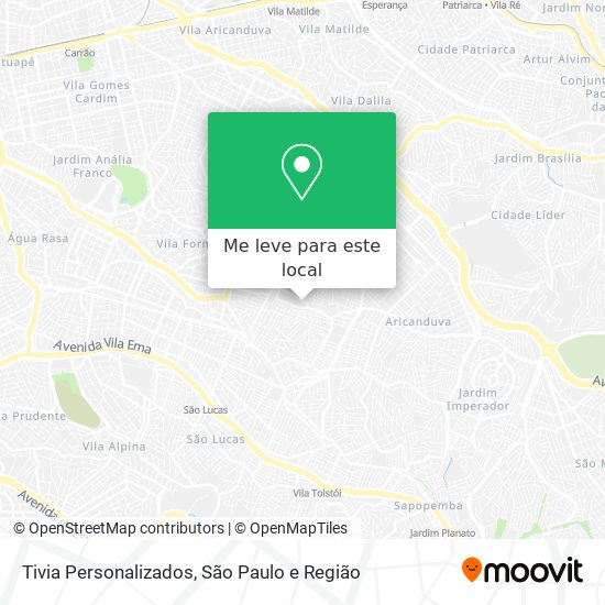 Tivia Personalizados mapa