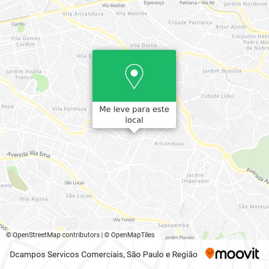 Dcampos Servicos Comerciais mapa