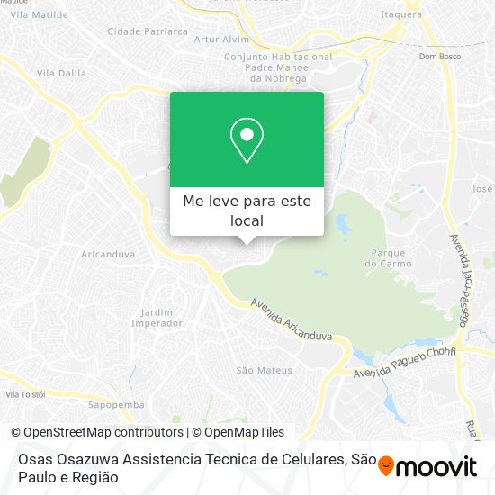 Osas Osazuwa Assistencia Tecnica de Celulares mapa