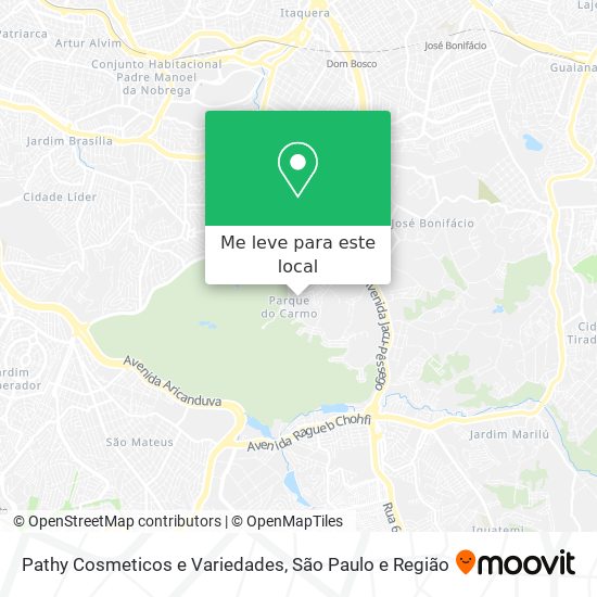 Pathy Cosmeticos e Variedades mapa