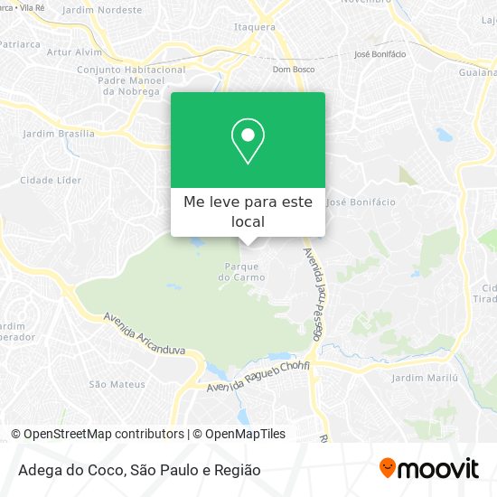 Adega do Coco mapa
