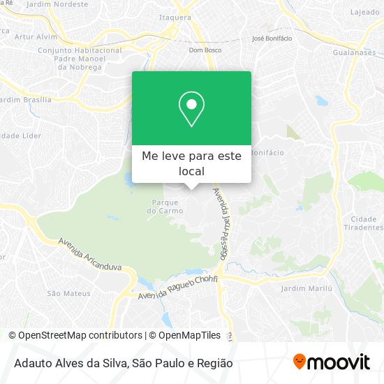 Adauto Alves da Silva mapa