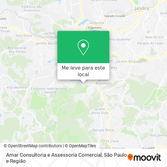 Amar Consultoria e Assessoria Comercial mapa