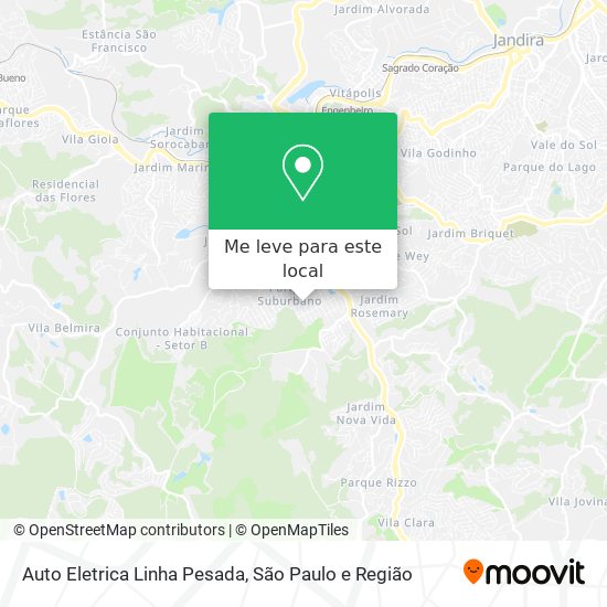 Auto Eletrica Linha Pesada mapa