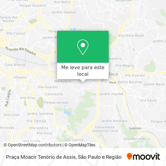 Praça Moacir Tenório de Assis mapa