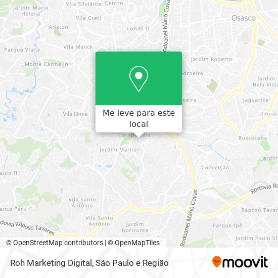 Roh Marketing Digital mapa