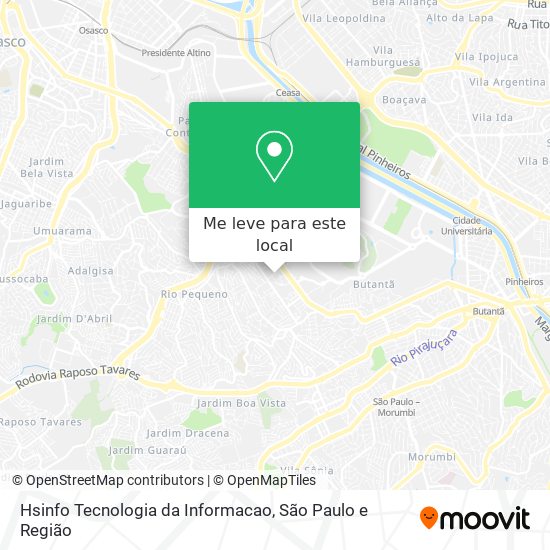 Hsinfo Tecnologia da Informacao mapa