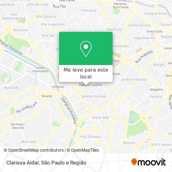 Clarissa Aidar mapa