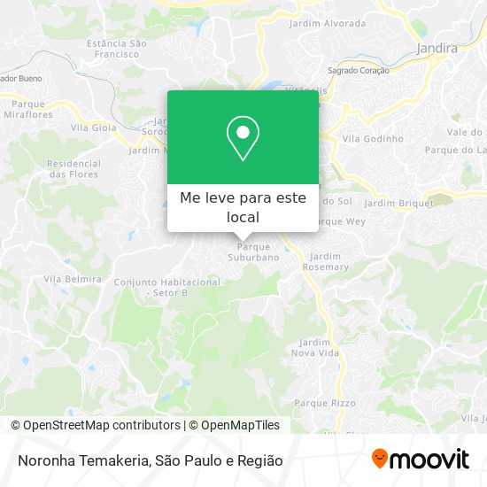 Noronha Temakeria mapa