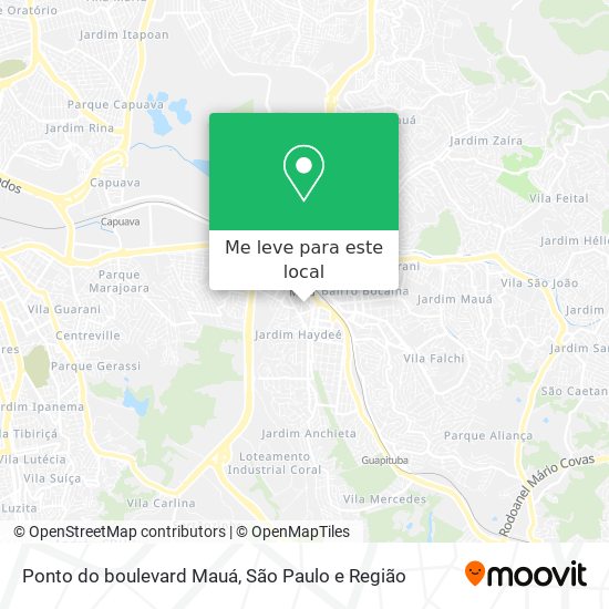 Ponto do boulevard Mauá mapa
