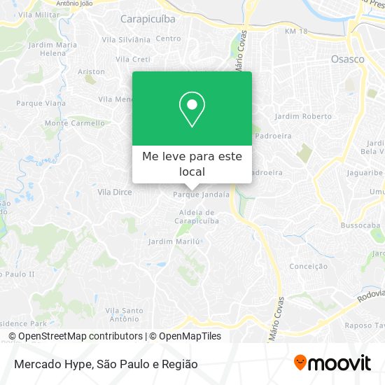 Mercado Hype mapa