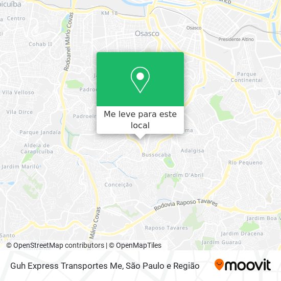 Guh Express Transportes Me mapa