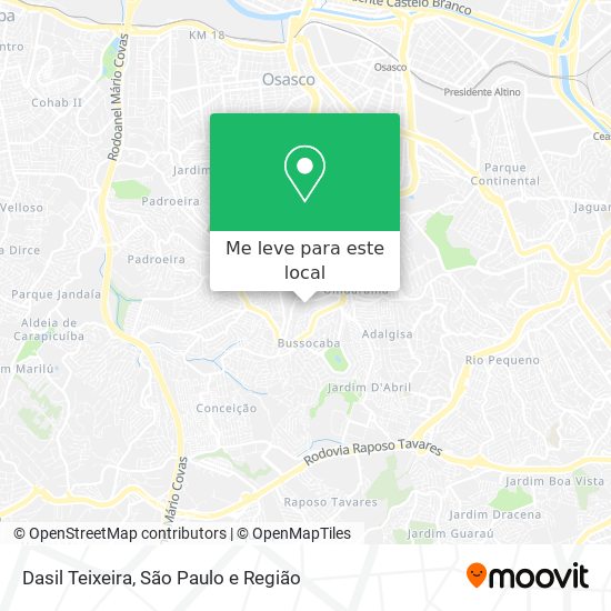 Dasil Teixeira mapa