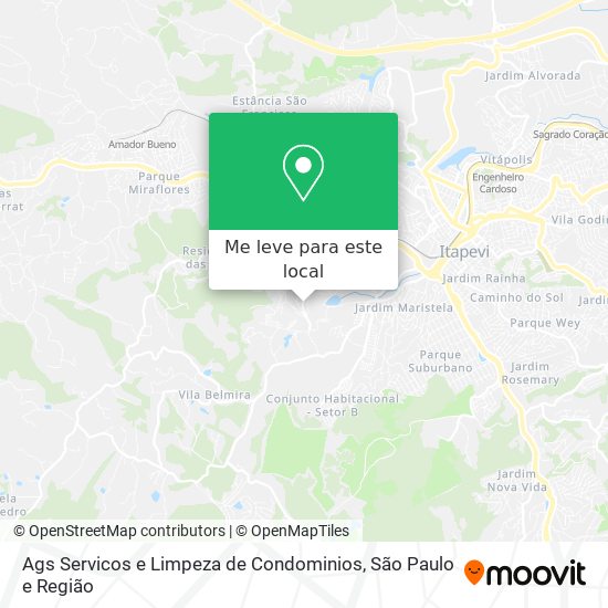 Ags Servicos e Limpeza de Condominios mapa