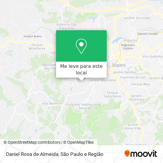 Daniel Rosa de Almeida mapa