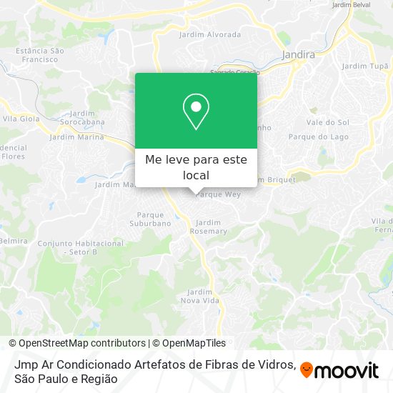 Jmp Ar Condicionado Artefatos de Fibras de Vidros mapa