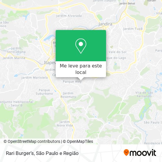 Rari Burger's mapa