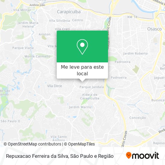 Repuxacao Ferreira da Silva mapa