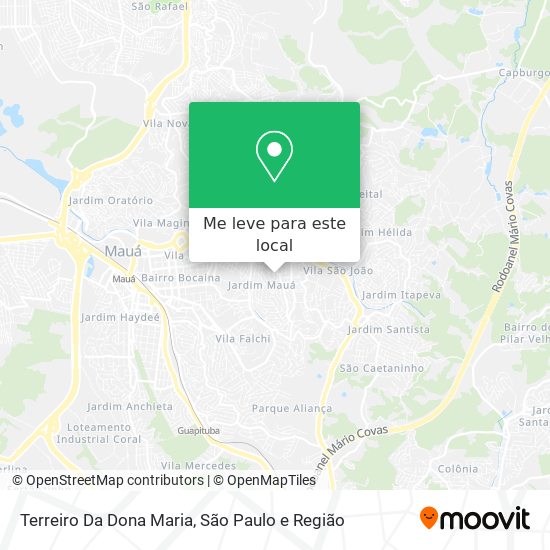 Terreiro Da Dona Maria mapa
