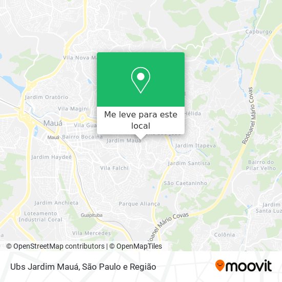 Ubs Jardim Mauá mapa