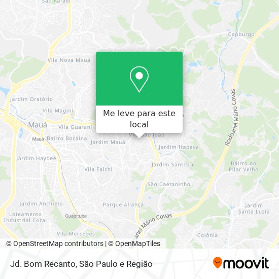 Jd. Bom Recanto mapa