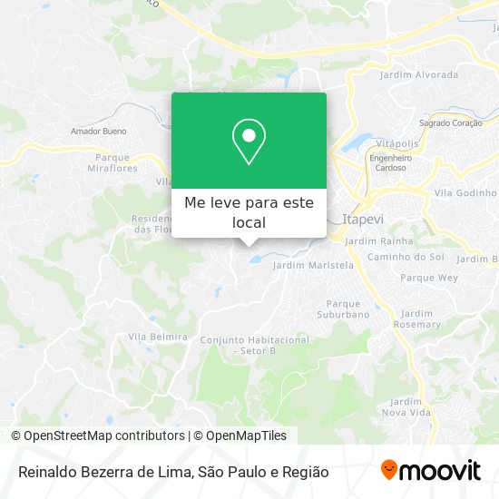 Reinaldo Bezerra de Lima mapa