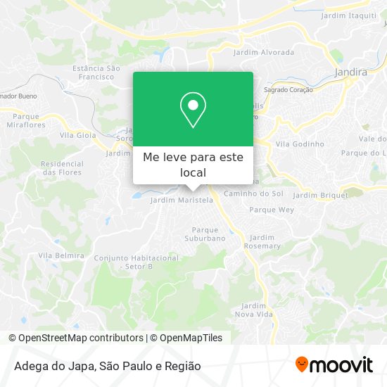Adega do Japa mapa