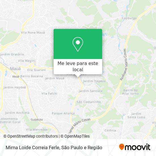 Mirna Loide Correia Ferle mapa