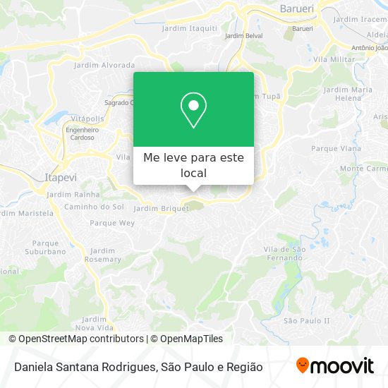 Daniela Santana Rodrigues mapa