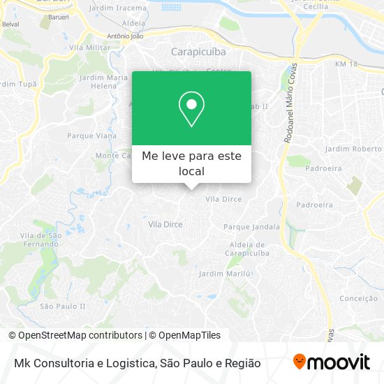 Mk Consultoria e Logistica mapa