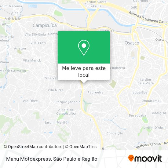 Manu Motoexpress mapa