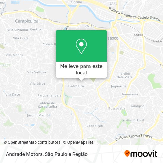 Andrade Motors mapa