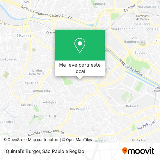 Quintal's Burger mapa