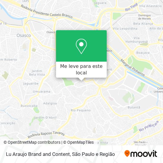 Lu Araujo Brand and Content mapa