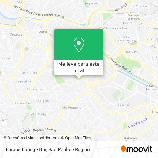 Faraos Lounge Bar mapa