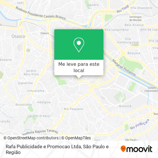 Rafa Publicidade e Promocao Ltda mapa