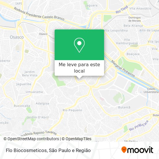 Flo Biocosmeticos mapa