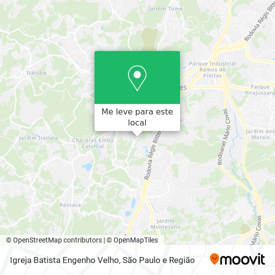 Igreja Batista Engenho Velho mapa