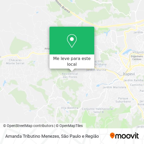 Amanda Tributino Menezes mapa